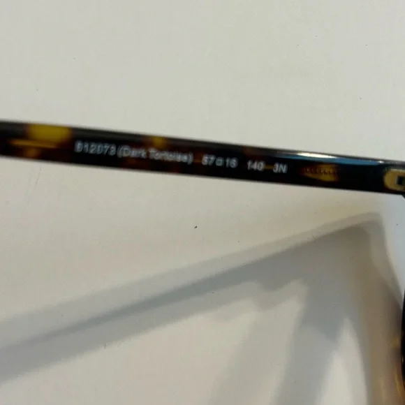 COACH DARK TORTOISE EYEGLASS FRAMES 57-16-140 3N (512073) - Picture 6 of 7